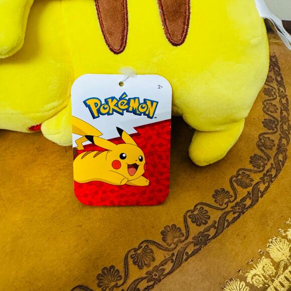 Pokemon Sitting Pikachu Poke Plush Plushie 8 inch Stuffed Toy NEW - Picture 8 of 10
